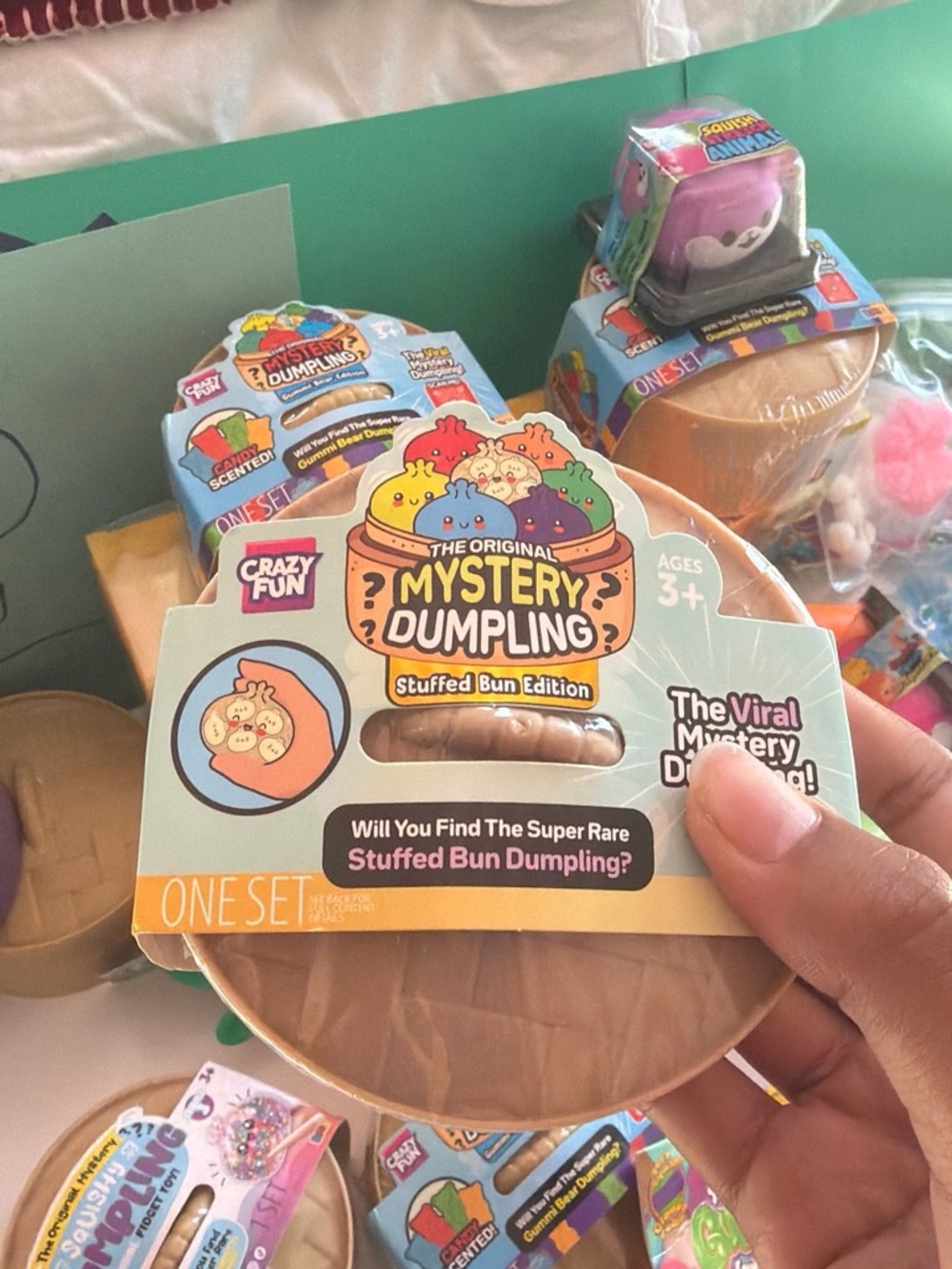Mystery Dumpling Stuffed Bun Edition - Pink Plush Surprise